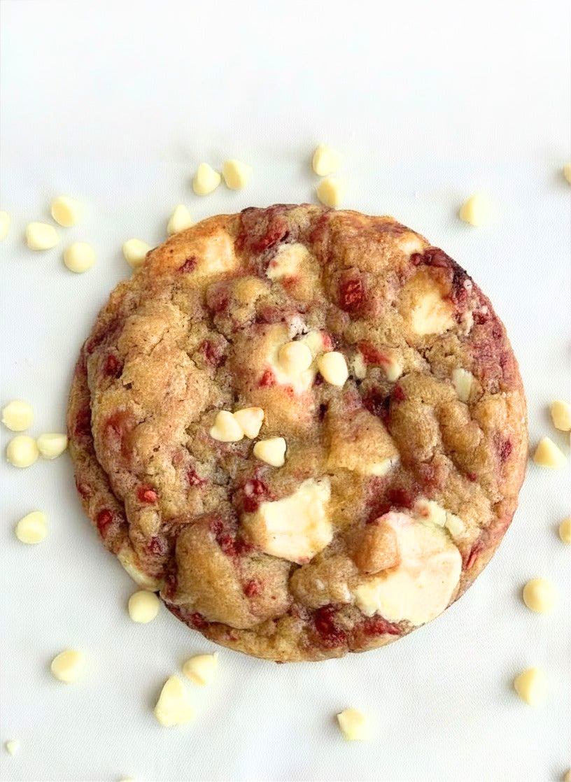 White Chocolate Raspberry Cookie