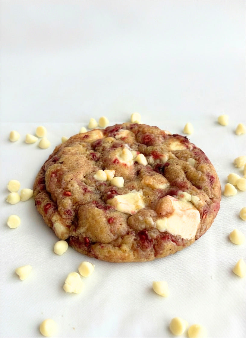 White Chocolate Raspberry Cookie